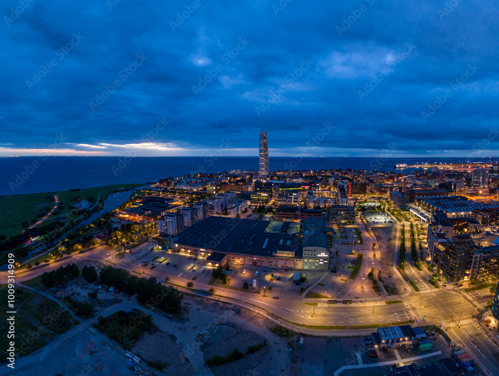 Naklejka premium Västra hamnen i malmö