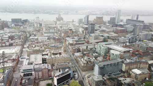 Wallpaper Mural Liverpool Skyline United Kingdom Torontodigital.ca