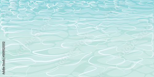 Abstract Water Texture Of Sea Beach 