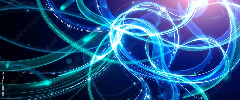 Obraz premium Abstract Light Streams with Metallic Highlights for Smartphone Cases