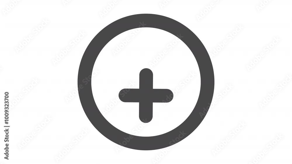 Circle Plus animation for social media, presentations, videos, websites, etc. No background, Alpha channel Circle Plus animation for social media, presentations, videos, websites, etc. No background, Alpha channel