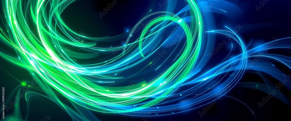 Vibrant Sapphire and Emerald Light Spirals for Desktop Wallpapers Vibrant Sapphire and Emerald Light Spirals for Desktop Wallpapers