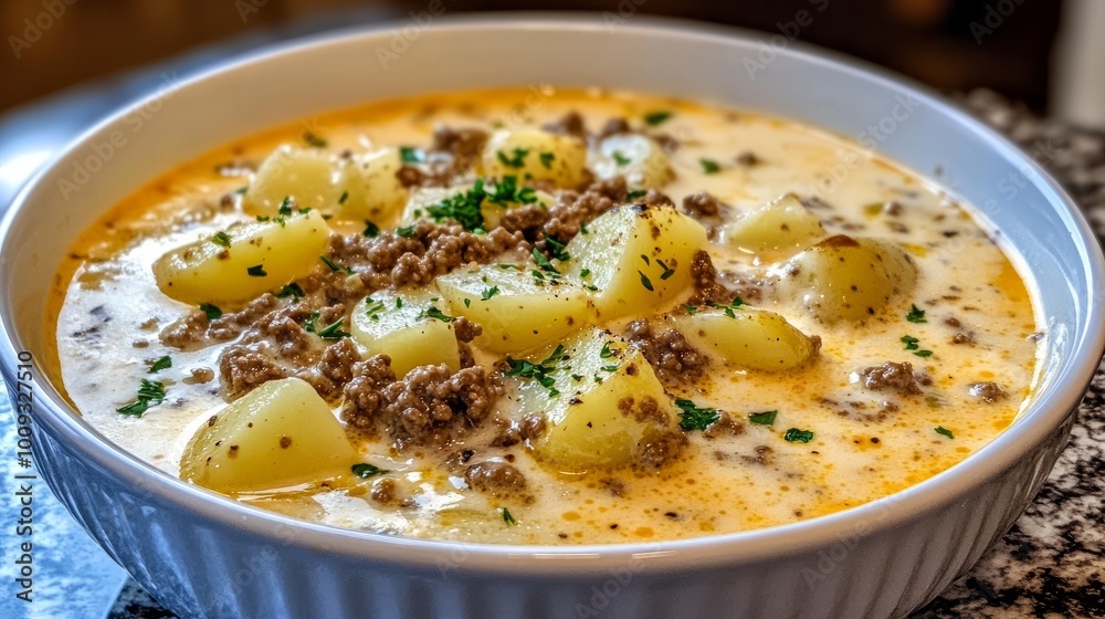 Creamy Potato Soup with Ground Beef: A Comforting and Delicious Recipe Creamy Potato Soup with Ground Beef: A Comforting and Delicious Recipe