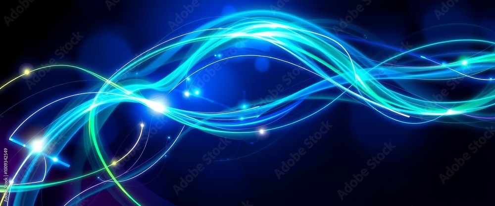Futuristic Electric Light Patterns with Metallic Twists for Art Futuristic Electric Light Patterns with Metallic Twists for Art