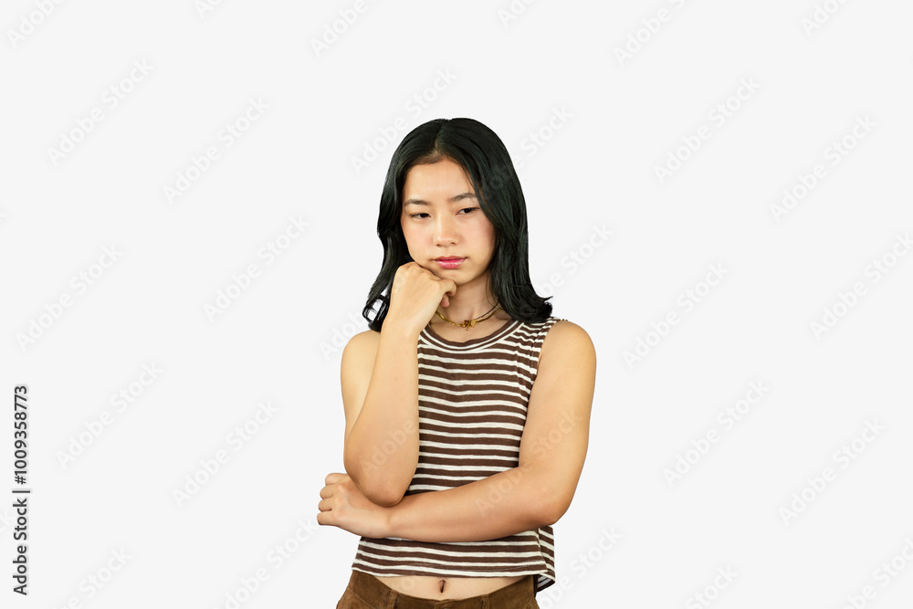 Young Asian Girl Gives several expression and gesture of happy, sad, wow, yes etc. Young Asian Girl Gives several expression and gesture of happy, sad, wow, yes etc.