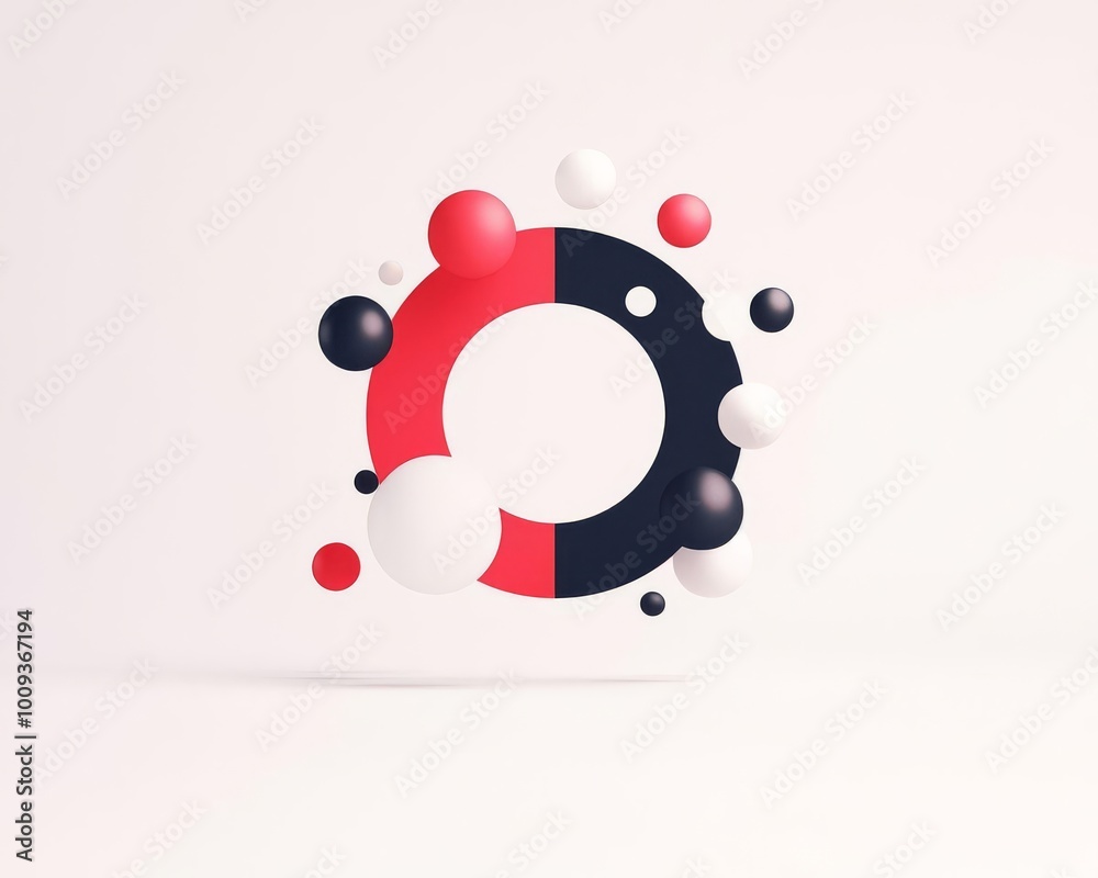 Modern Abstract 3D Shapes Assembling into a Logo with Geometric Motion Design Modern Abstract 3D Shapes Assembling into a Logo with Geometric Motion Design