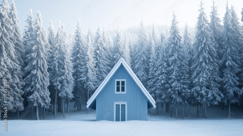 winter forest landscape winter forest landscape