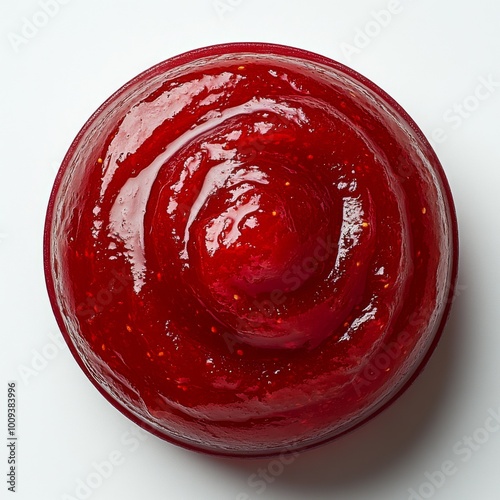 Red Berry Jam in a Bowl