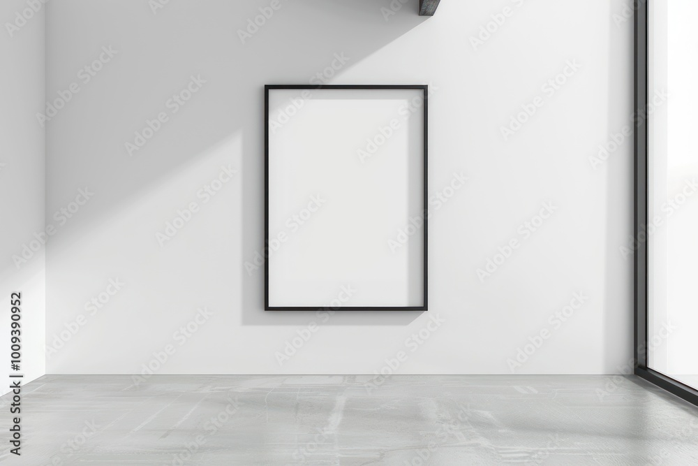 Minimalist blank frame modern room Minimalist blank frame modern room