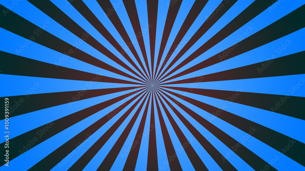 Fototapeta premium Background with rays in blue tones