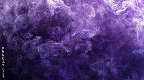 A photo-realistic texture in shades of purple, depicting the smoke from an explosion in a chemical laboratory