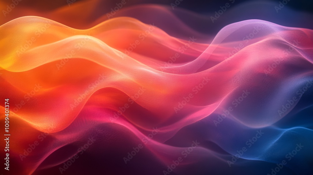 Abstract Flowing Color Gradient Abstract Flowing Color Gradient