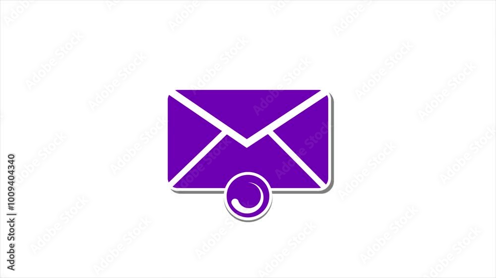 massage loading icon animation on white background. massage loading icon animation on white background.