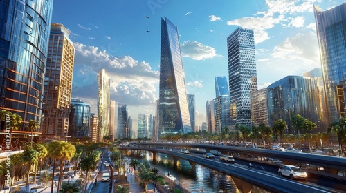 Wallpaper Mural view of the city  Torontodigital.ca