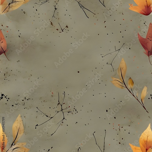 autumn leaves in the water