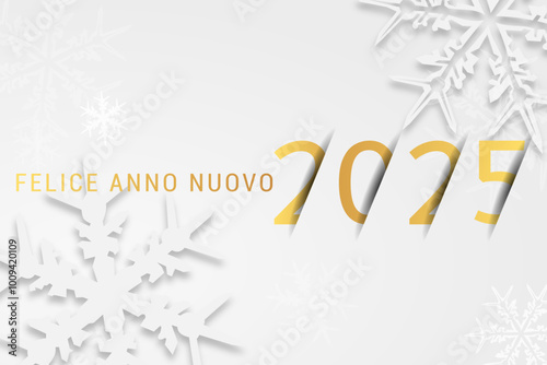 felice anno nuovo - buon anno 2025	