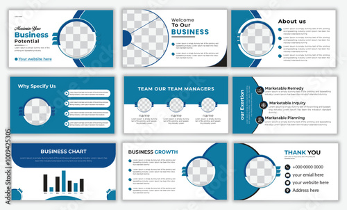 presentation templates elements on a white background Vector infographics Coral and black business