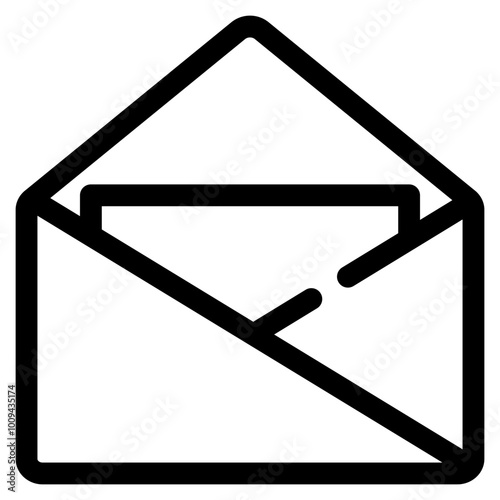 Email Envelope Icon For Design Element