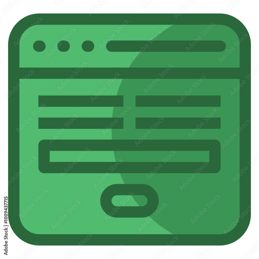 Contact Form Icon For Design Element Contact Form Icon For Design Element