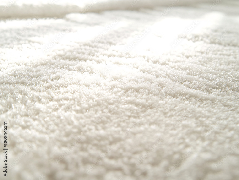 a close-up of white snowflakes. The photo has a shallow depth of field, with the focus on the snowflakes in the foreground. a close-up of white snowflakes. The photo has a shallow depth of field, with the focus on the snowflakes in the foreground.