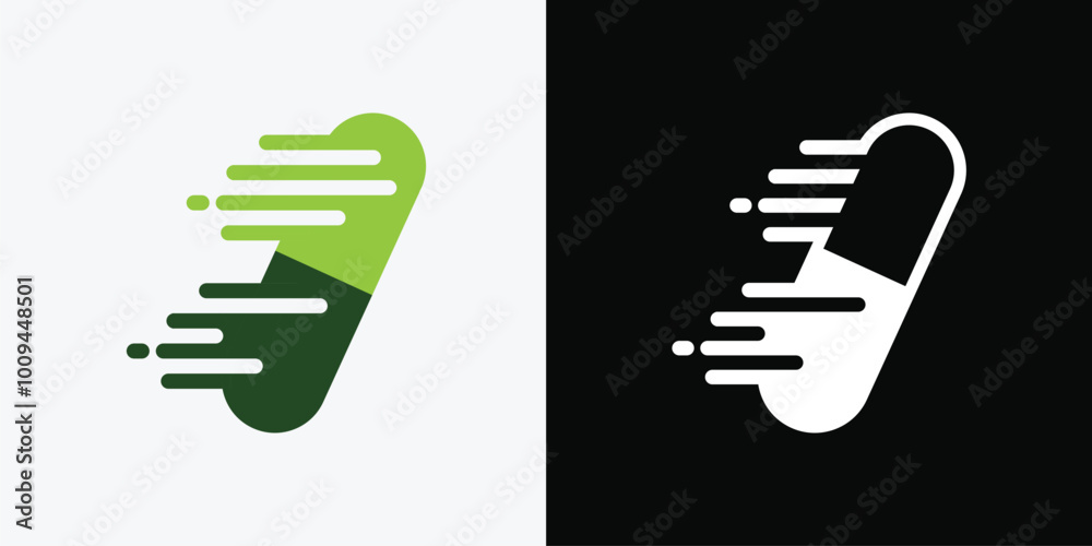 Capsule pill medicine drug logo icon. Capsule pill medicine drug logo icon.