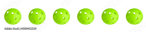 Wallpaper Mural Pickleball balls pattern panorama. Torontodigital.ca