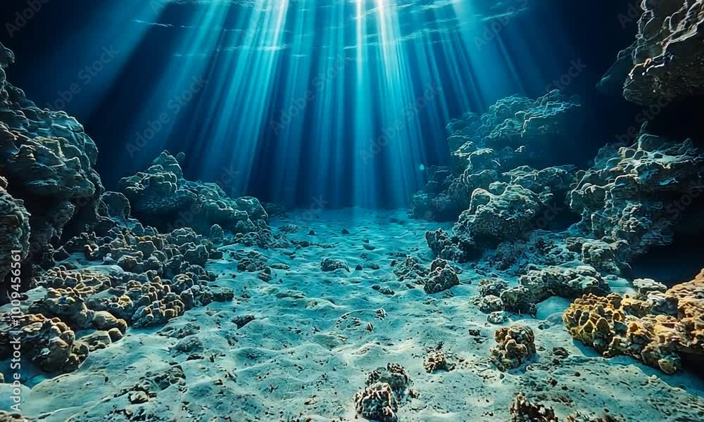 Underwater Sunlight Beams Underwater Sunlight Beams