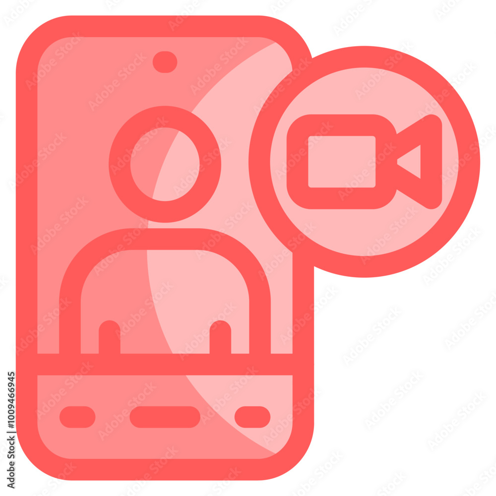 Video Call Icon For Design Element Video Call Icon For Design Element