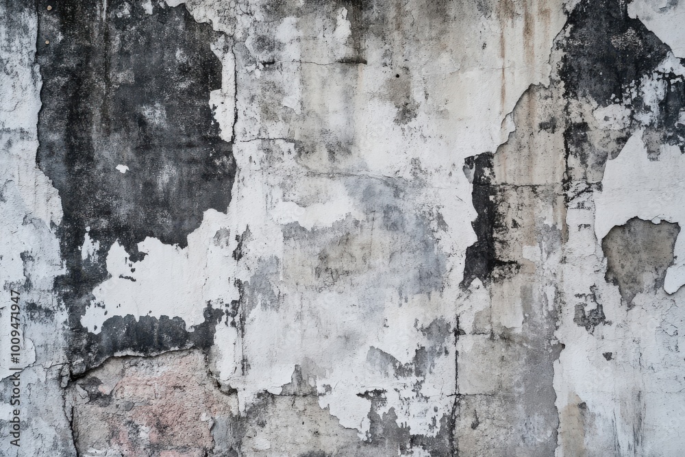 Obraz premium Abstract aged concrete wall surface featuring a rustic look and weathered effect