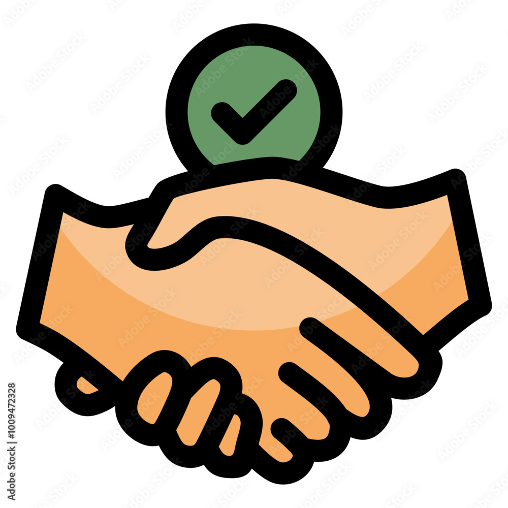 Handshake Icon For Design Element Handshake Icon For Design Element