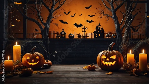 New Free Helloween Moonlit Pumpkin Night A Bewitching Halloween Background