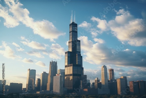Sears Tower landmark tower architecture.