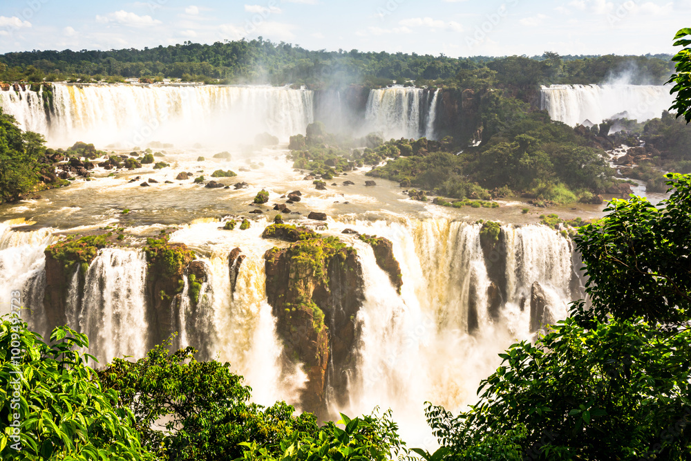 Fototapeta premium Iguazu Falls Panorama