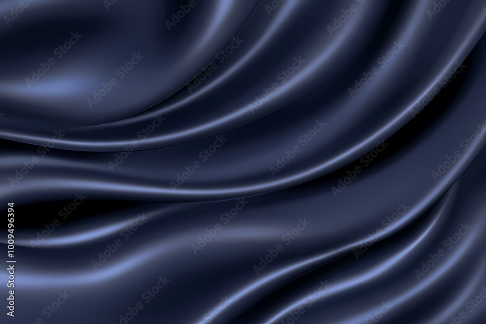 Fototapeta premium Deep Midnight Blue Solid Color Background