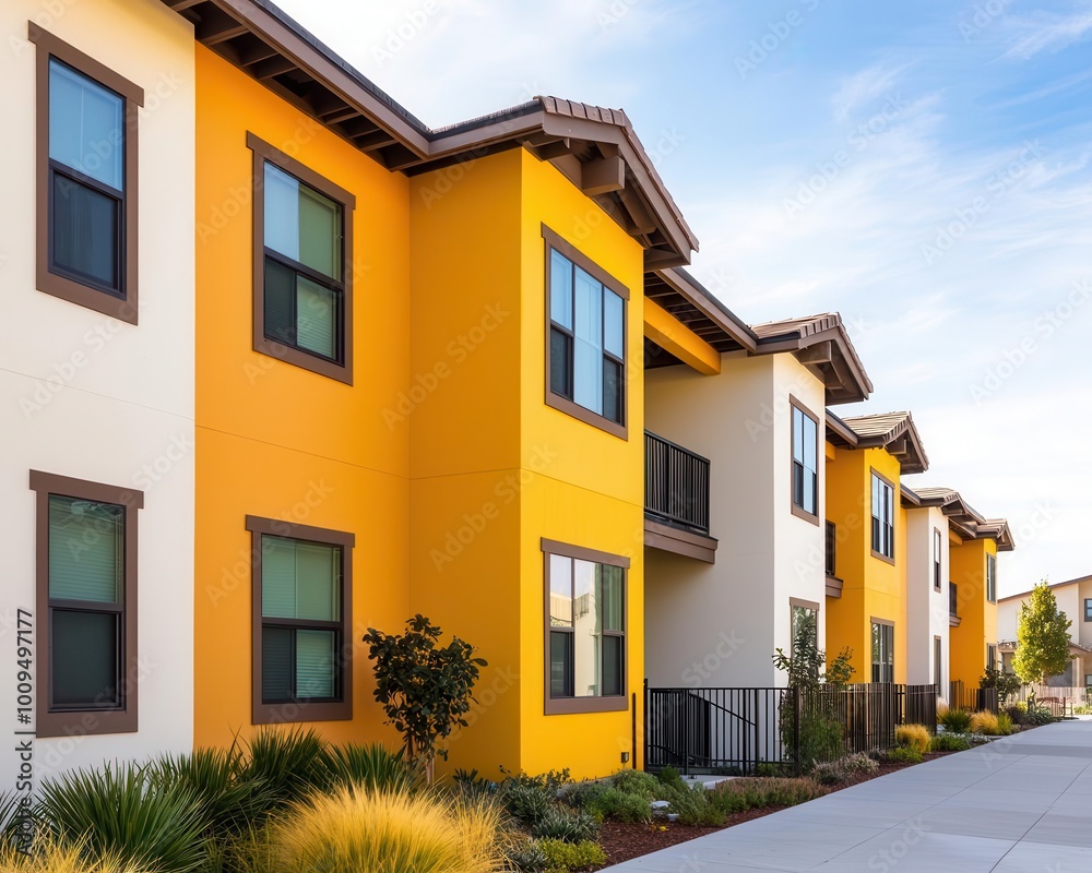 Multifamily residential building under construction in Santa Clara the entire Silicon Valley and San Francisco Bay Area has faced a housing crisis Multifamily residential building under construction in Santa Clara the entire Silicon Valley and San Francisco Bay Area has faced a housing crisis