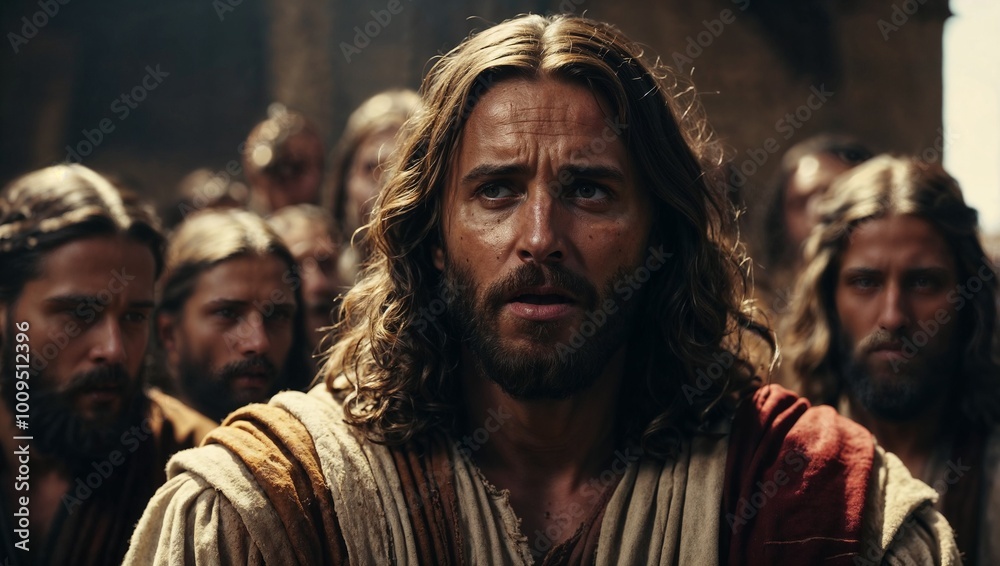 A portrait of Jesus Christ. Son of Man A portrait of Jesus Christ. Son of Man