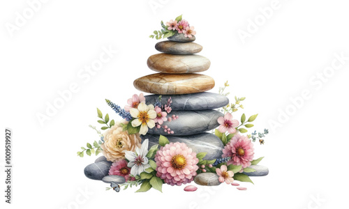 Stones and Leaf 