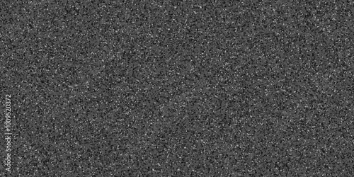 Abstract design with black paper background and terrazzo flooring texture. Terrazzo design with white polished sandstone wall texture. this design are uses for Quartz surface white.	