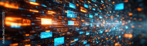 Dynamic abstract representation of online content streaming across vibrant channels