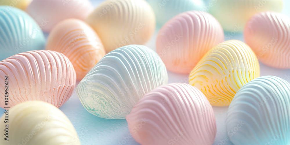 Easter Eggstravaganza: Shells in Soft Hues Easter Eggstravaganza: Shells in Soft Hues