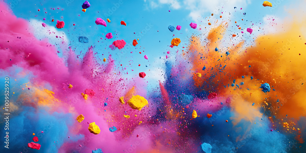 Colorful Holi: Splashes of Hues Everywhere Colorful Holi: Splashes of Hues Everywhere
