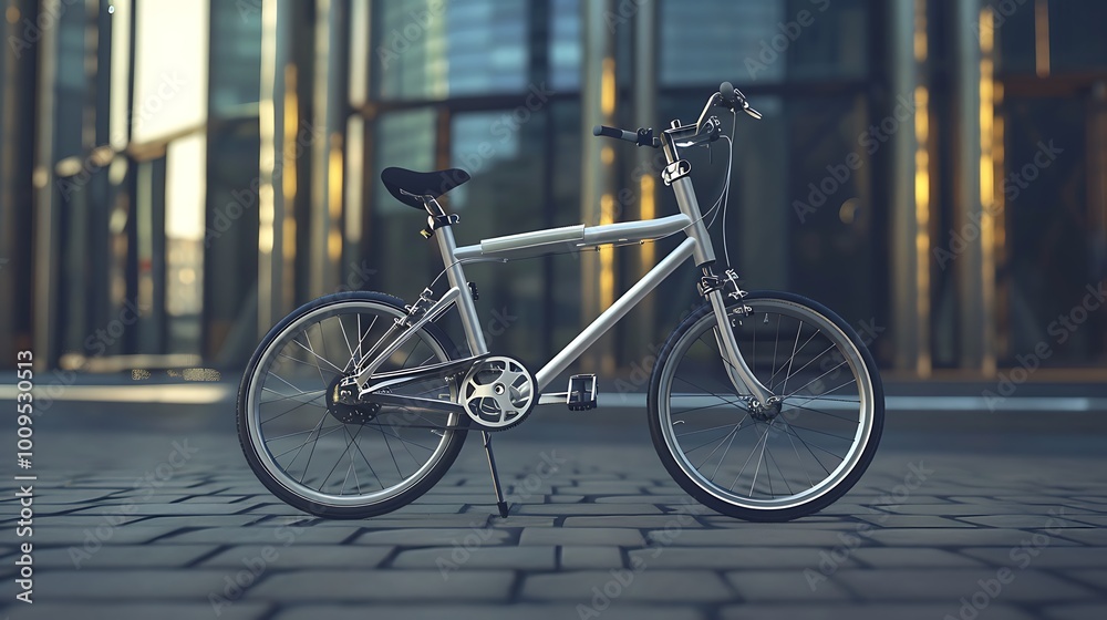 Compact folding bike with urban design and modern features Compact folding bike with urban design and modern features