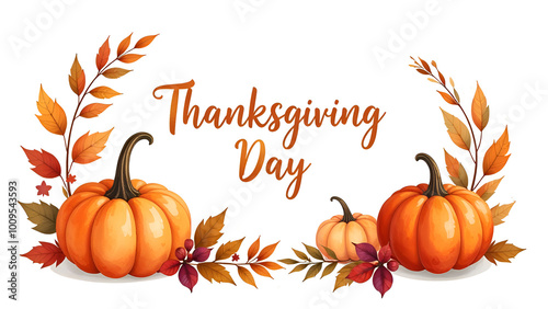 Beautiful autumn or thanksgiving background card. Thanksgiving day, holiday background. 