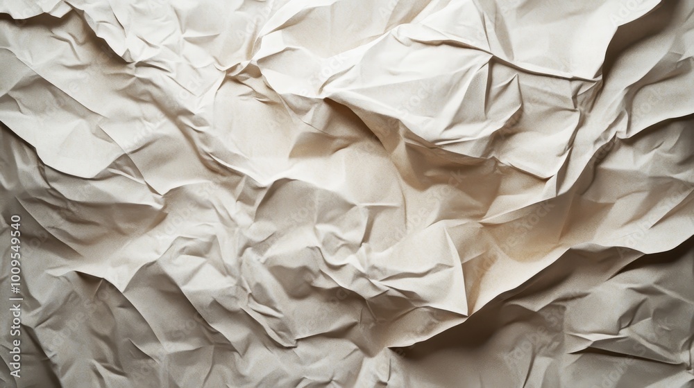 Crumpled Layers of Beige Paper Crafting Texture Crumpled Layers of Beige Paper Crafting Texture
