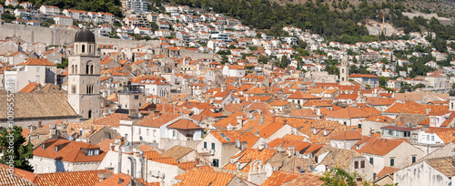 aerial view of the old town