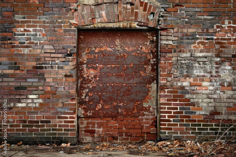 Broken brick wall architecture corrosion building. Broken brick wall architecture corrosion building.