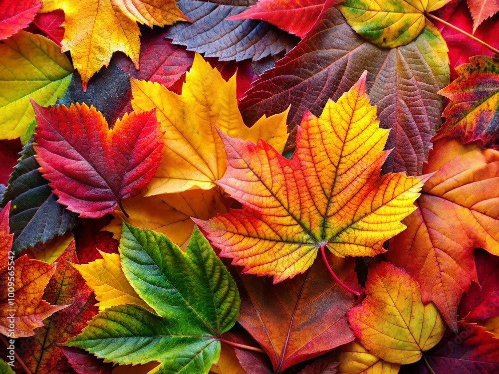 Vibrant Fall Leaves Wallpaper with Rich Colors of Autumn Nature for Home and Digital Backgrounds Vibrant Fall Leaves Wallpaper with Rich Colors of Autumn Nature for Home and Digital Backgrounds
