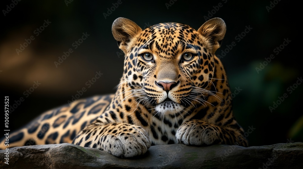 Leopard Portrait: Close Up of a Wild Cat Leopard Portrait: Close Up of a Wild Cat