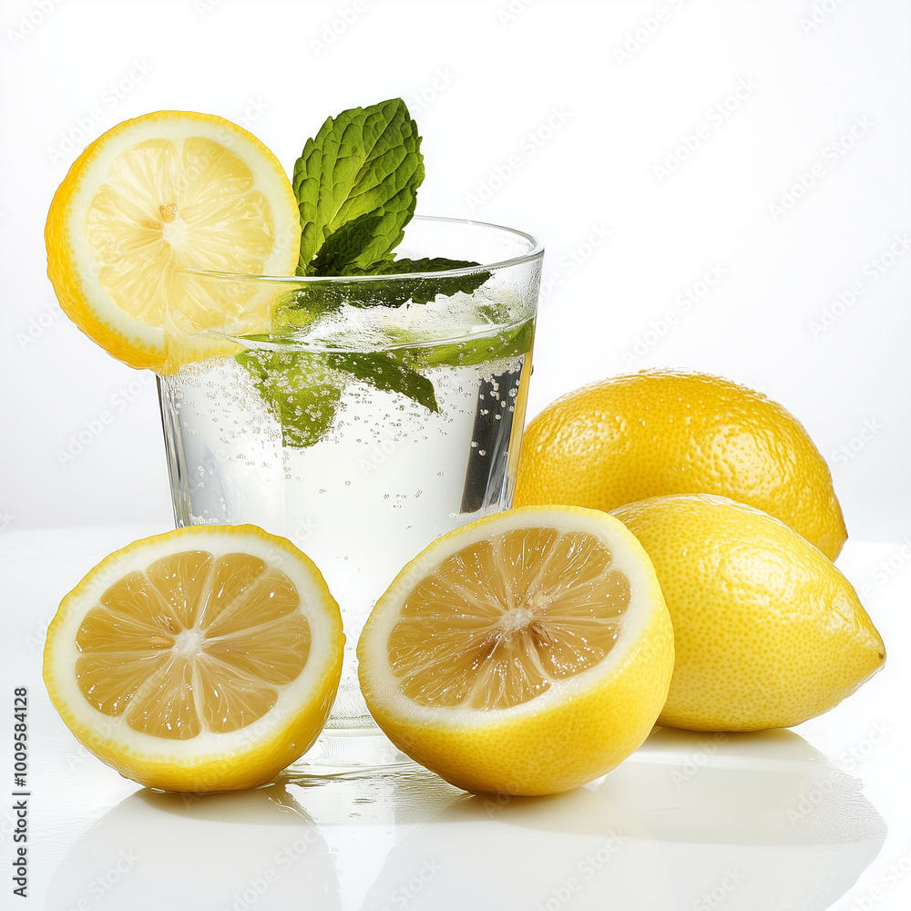 lemon and mint water lemon and mint water
