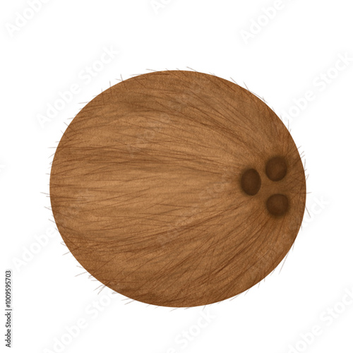 coconut illustration